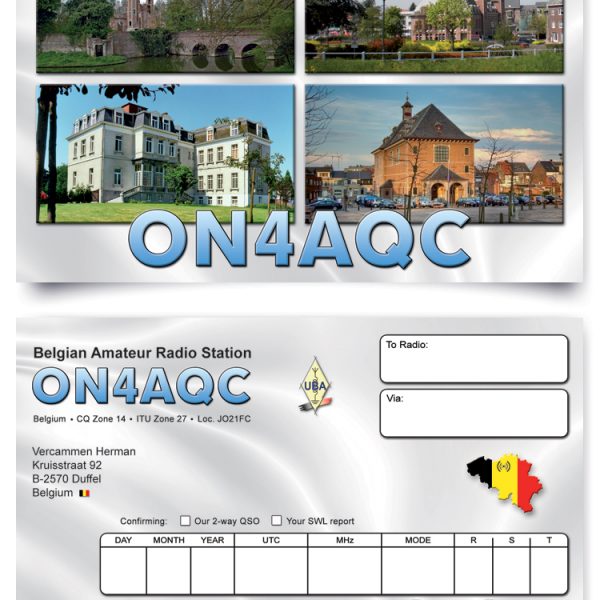 ON5UR QSL Printing, QSL kaarten drukken, QSL cards, QSL Print Service, QSL Printing, full colour QSL cards