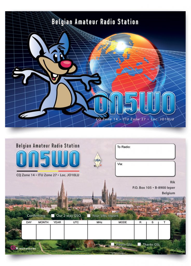ON5UR QSL Printing, QSL kaarten drukken, QSL cards, QSL Print Service, QSL Printing, full colour QSL cards
