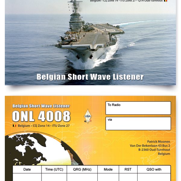 ON5UR QSL Printing, QSL kaarten drukken, QSL cards, QSL Print Service, QSL Printing, full colour QSL cards