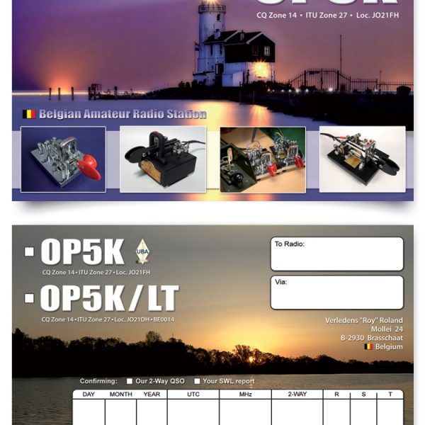 ON5UR QSL Printing, QSL kaarten drukken, QSL cards, QSL Print Service, QSL Printing, full colour QSL cards